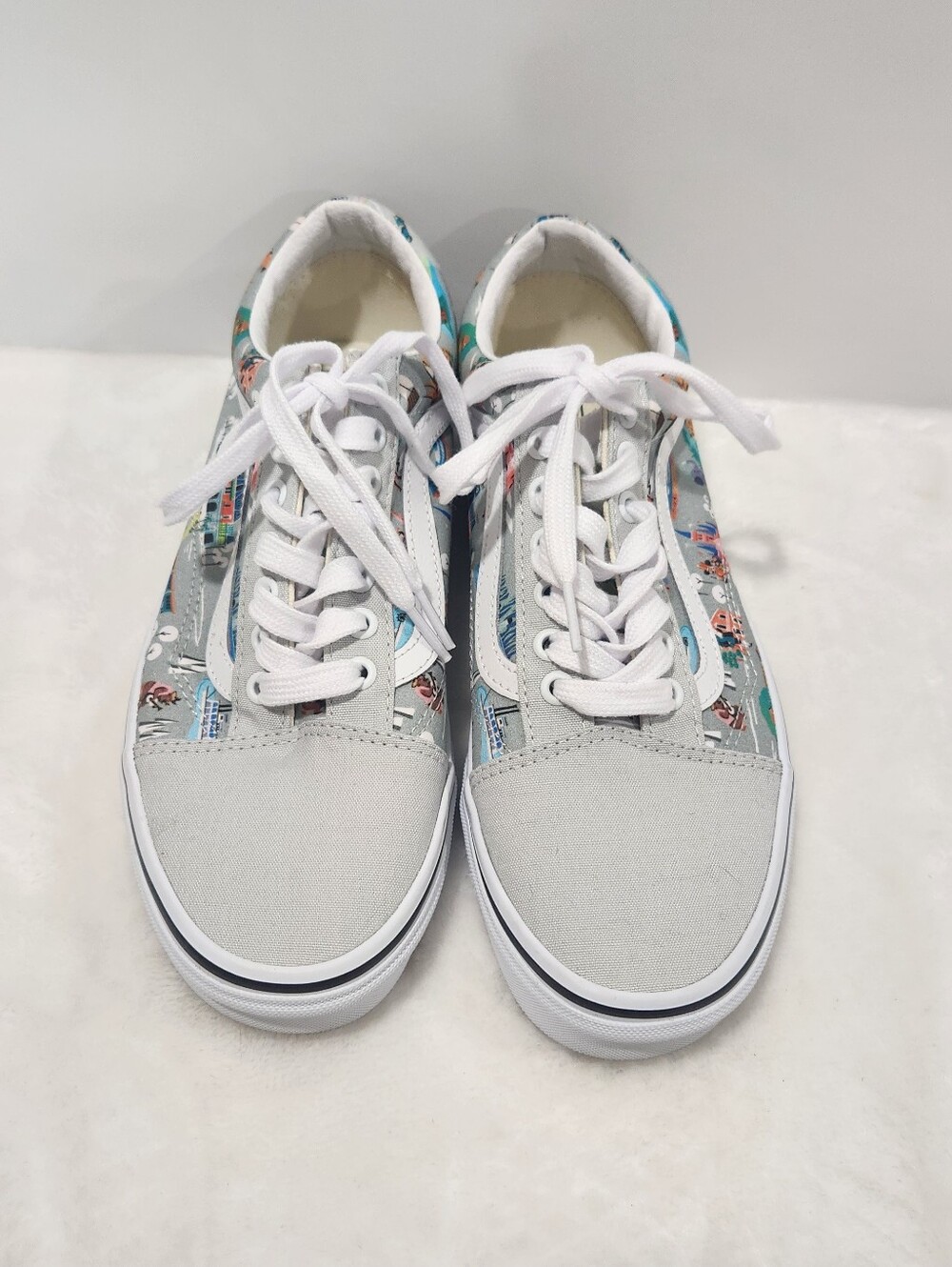 Vans Old Skool Walt Disney 50th Anniversary Park Map Sneakers Mens 8 Womens 9.5 - Picture 4 of 14